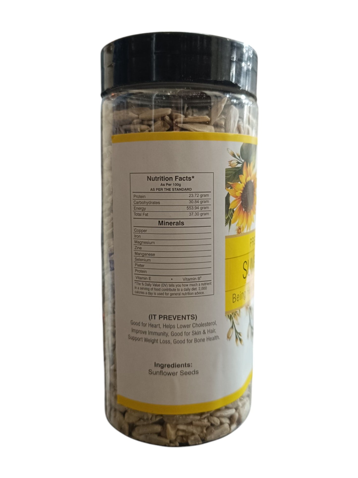 Healthy Meal sunflower seeds premium superfood 250 gm