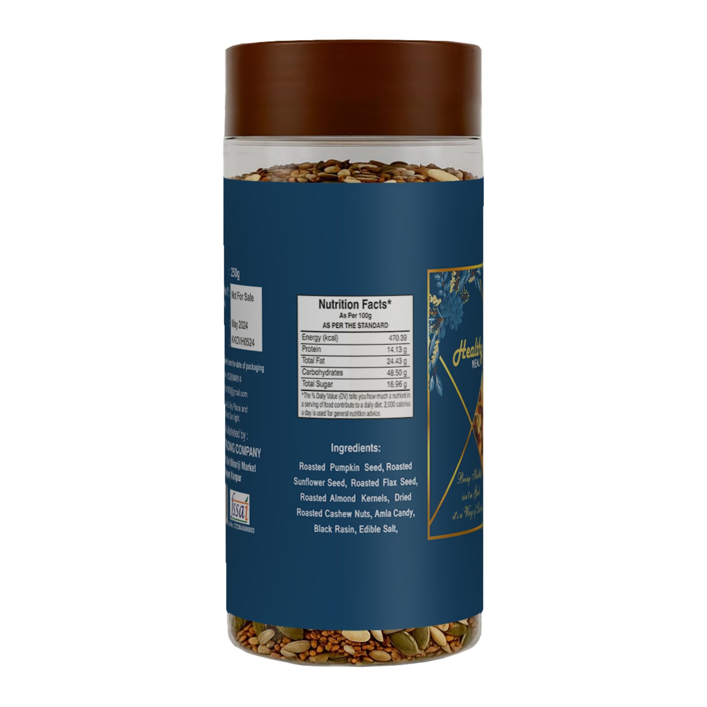 Healthy Meal trail mix- Blend of 8 nutritious low calorie high protein superfood