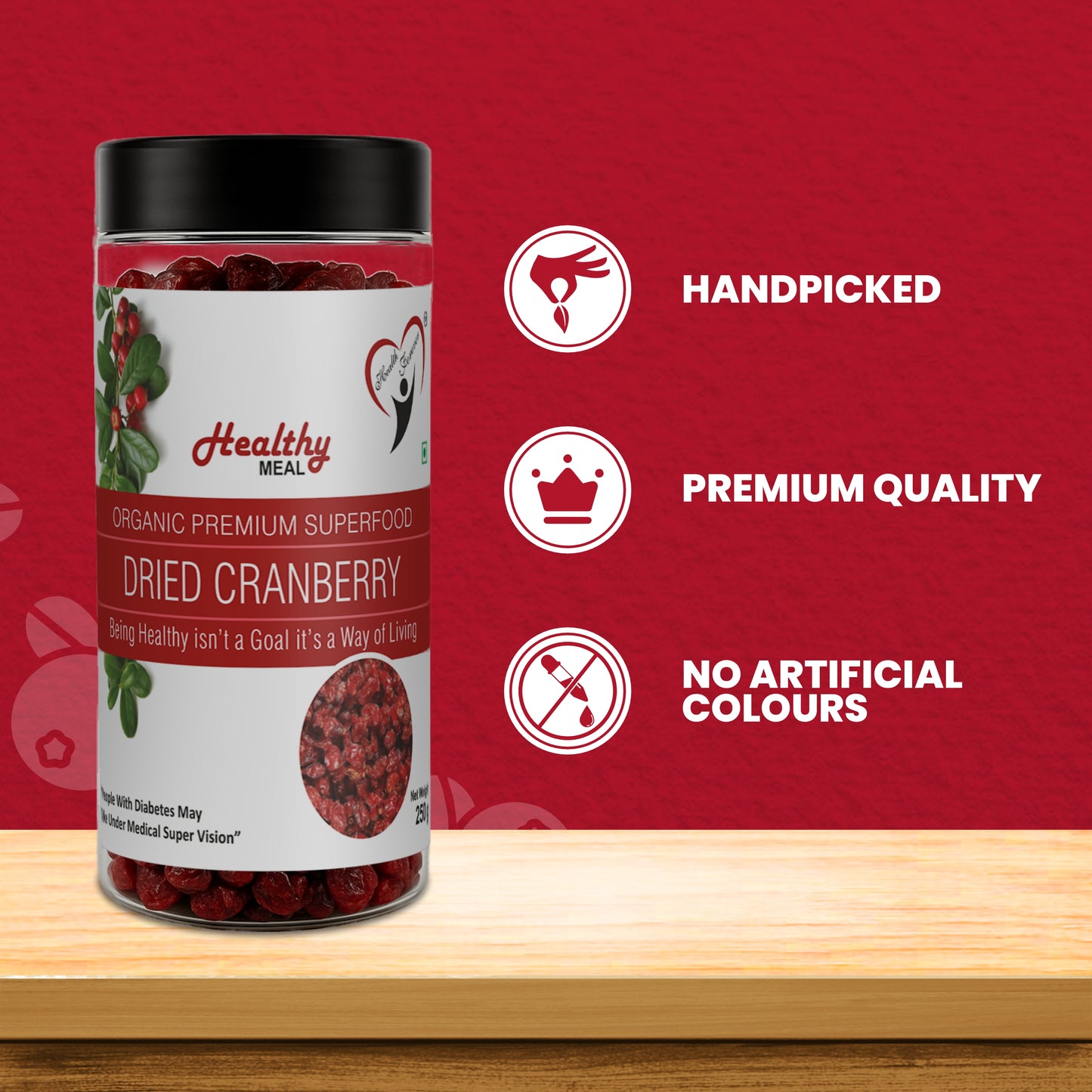 Healthy Meal dried Cranberry 250 gm