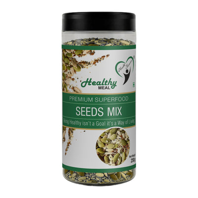 Healthy Meal mix seeds- Blend of 5 nutritious and roasted seeds| High protein Low calorie superfood 250gm