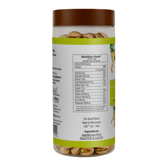 Healthy meal American pistachios 250 gm
