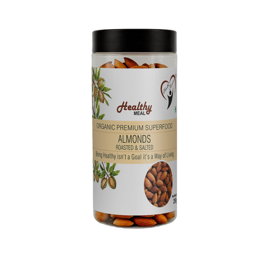 Healthy Meal roasted almonds 250 gm